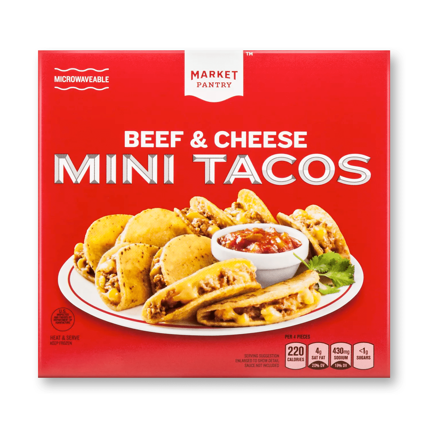 Frozen Beef & Cheese Mini Tacos