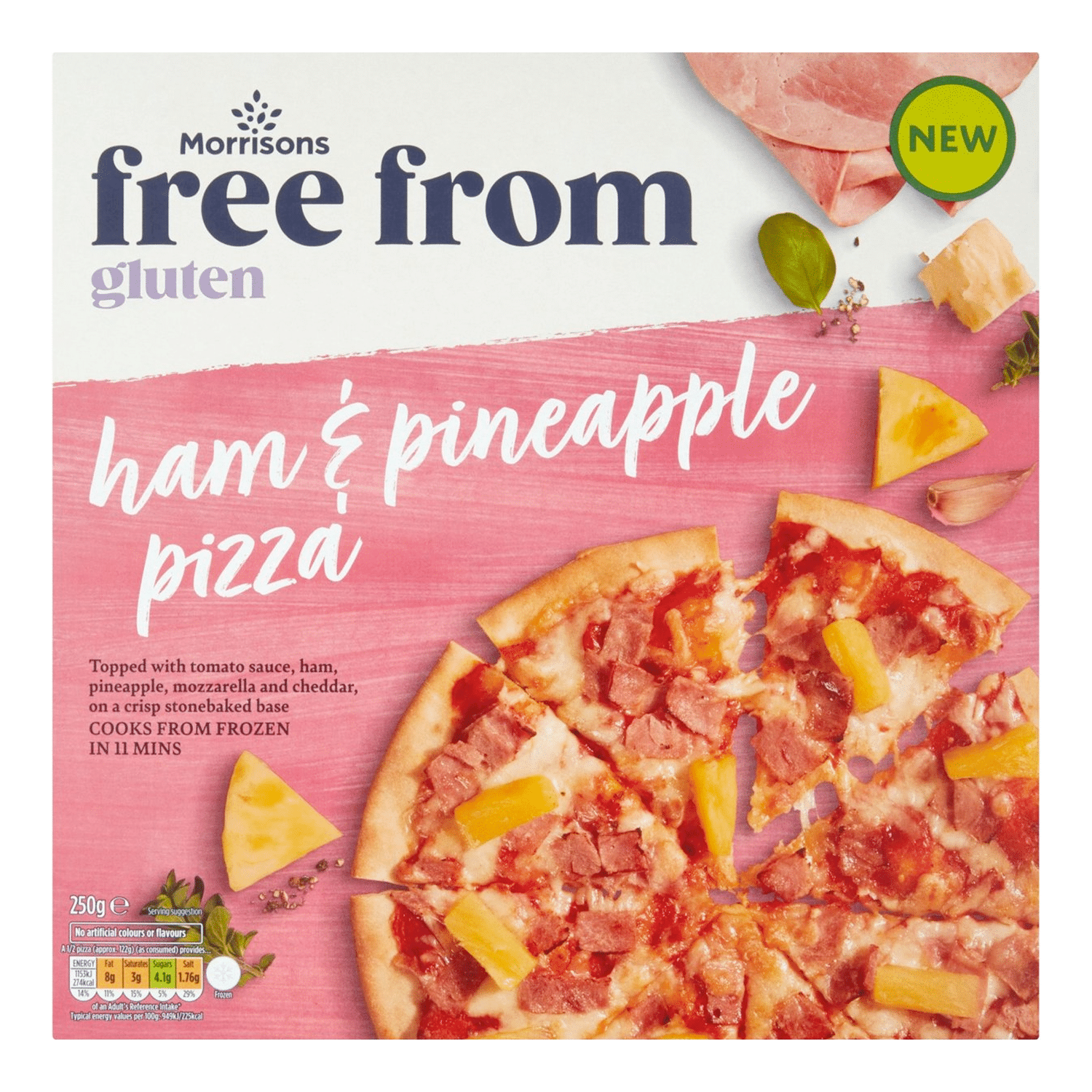 Morrisons Free From Ham & Pineapple Pizza